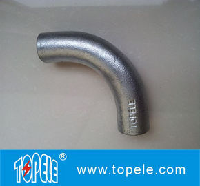 BS4568 Συσκευές αγωγού 20 mm, 25 mm Ελαστικός σιδερένιος στερεός αγκώνα, 90 μοίρες