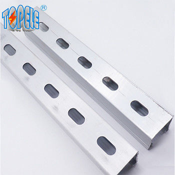 Περφόρμορισμένο γαλβανισμένο χάλυβα 41x41 Unistrut Slotted Channel