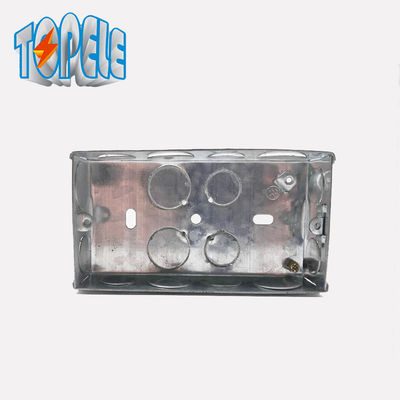 0.6mm Bs4662 2 Gang 25mm Χάλυβα
