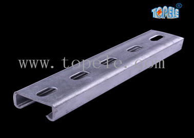 Μαύρο HDG Σκουπίδια Plain Strut Unistrut Διάδρομο για την υποστήριξη των αγωγών 41X 41MM