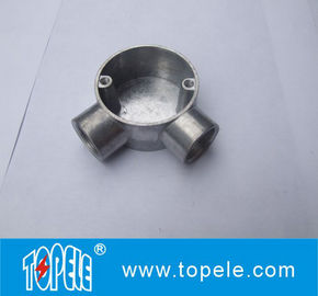 TOPELE 25mm / 32mm BS Ηλεκτρικό αγωγό Ζυγισμένο αλουμίνιο κυκλικό κουτί διασύνδεσης για εξαρτήματα αγωγού