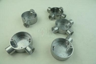TOPELE 25mm / 32mm BS Ηλεκτρικό αγωγό Ζυγισμένο αλουμίνιο κυκλικό κουτί διασύνδεσης για εξαρτήματα αγωγού