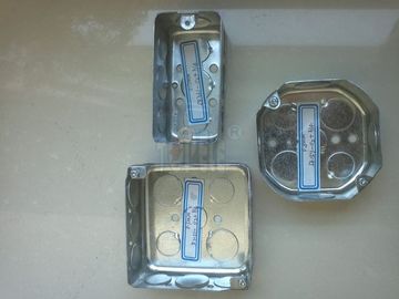 0.6mm, 0.8mm πάχος 4×2× τετραγωνικό / οκταγώνιο κουτί, ηλεκτρικά κουτιά και καλύμματα