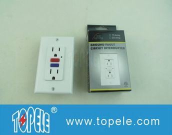 125V εμπορικά GFCI δεξαμενές διπλού τύπου ανθεκτικές σε παραβίαση με LED δείκτη φωτός