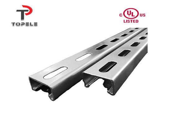 Ζυγισμένο Bline Unistrut Channel Metal Για Σύστημα Υποστήριξης 1,5 mm