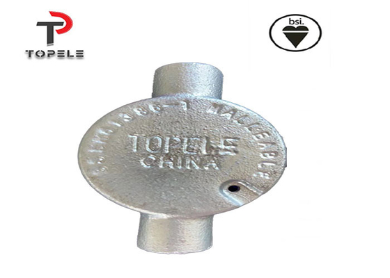 Ζυγισμένο ηλεκτρικό κυκλικό σωληνάριο 20mm 25mm εύπλαστο σίδηρο 3 οδοι θερμό βύθισμα