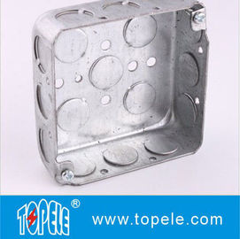 TOPELE 52151 / 52161 / 52171 Τετραγωνική ηλεκτρική πρίζα από γαλβανισμένο χάλυβα