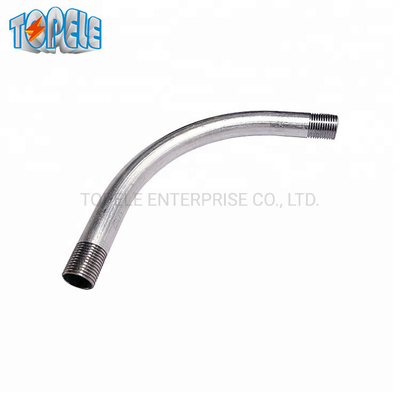 Άκαμπτος αγωγός αγκώνας IEC61386 20mm110mm 90 βαθμού καυτή ΕΜΒΎΘΙΣΗ που γαλβανίζεται