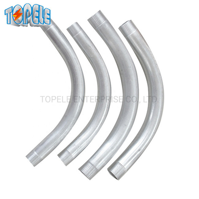 Άκαμπτος αγωγός αγκώνας IEC61386 20mm110mm 90 βαθμού καυτή ΕΜΒΎΘΙΣΗ που γαλβανίζεται
