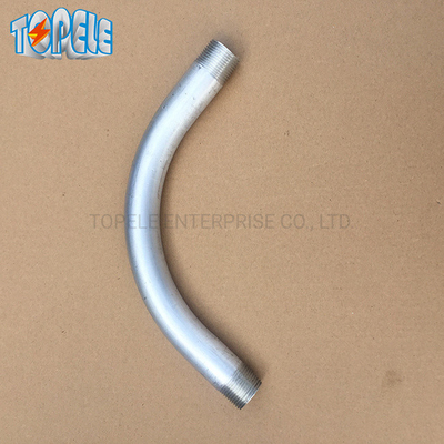 Άκαμπτος αγωγός αγκώνας IEC61386 20mm110mm 90 βαθμού καυτή ΕΜΒΎΘΙΣΗ που γαλβανίζεται
