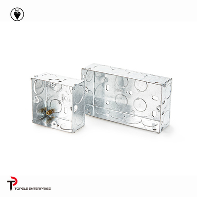 BS4662 GI Switches Μία / Δύο Ομάδες Ηλεκτρικά κιβώτια και καλύμματα, κιβώτια καλωδίων GI
