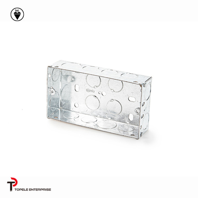 BS4662 GI Switches Μία / Δύο Ομάδες Ηλεκτρικά κιβώτια και καλύμματα, κιβώτια καλωδίων GI