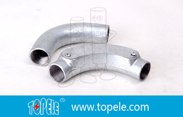 20MM 3 / 4 ̇, 1 ̇ BS4568 GI Σιδηρούνιος αγκώνα εύπλαστο σιδηρούνιου κυκλικού σωληνώματος κουτί με τρύπα