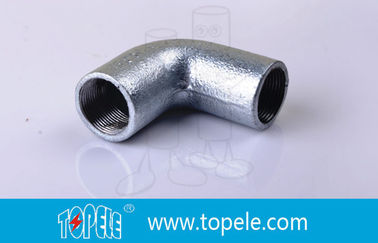 25mm BS4568 Διοχέτευση Εφοδιαστικά εύπλαστο σίδηρο στερεό αγκώνα 90 μοίρες σωλήνα Bent