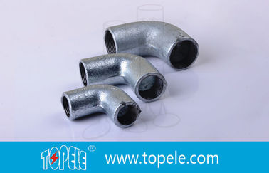 25mm BS4568 Διοχέτευση Εφοδιαστικά εύπλαστο σίδηρο στερεό αγκώνα 90 μοίρες σωλήνα Bent