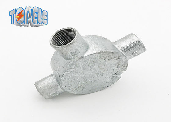 20mm 25mm 32mm BS4568 Κύκλωμα σωλήνα Τρίο Tee Way Τυλιζόμενο σιδηρούν κουτί