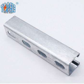 Περφόρμορισμένο γαλβανισμένο χάλυβα 41x41 Unistrut Slotted Channel