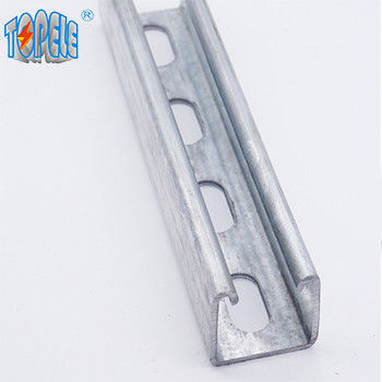 Περφόρμορισμένο γαλβανισμένο χάλυβα 41x41 Unistrut Slotted Channel