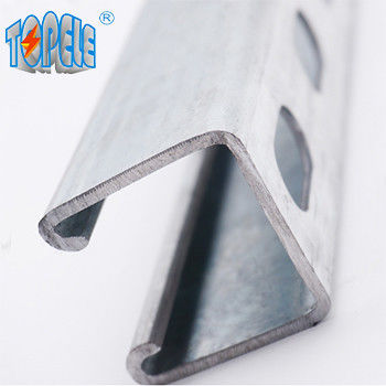 Περφόρμορισμένο γαλβανισμένο χάλυβα 41x41 Unistrut Slotted Channel