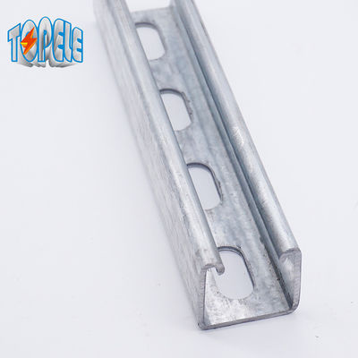 Καθαρό 3mtr Unistrut κανάλι 41 X 41MM 41 X 21MM