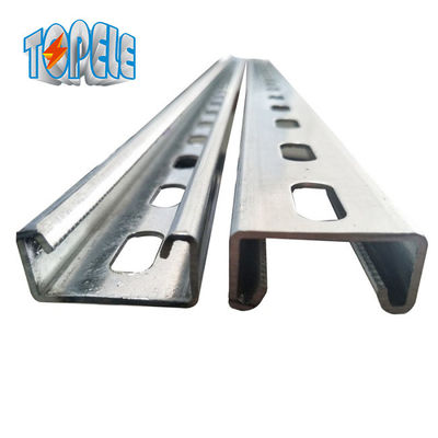 1 - 5/8 μονό 10 πόδια χάλυβα Unistrut κανάλι Slotted