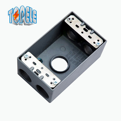 1 Gang 3 τρύπες 3/4 ίντσες IP67 ανθεκτικά σε καιρικές συνθήκες ηλεκτρικά κουτιά