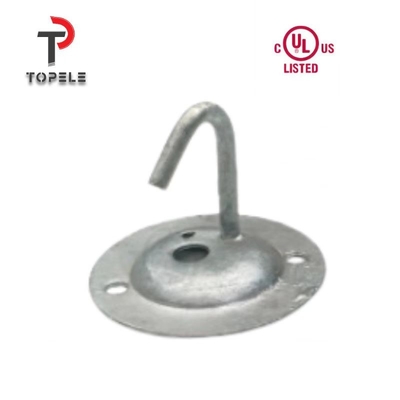 BS4568 Χάλυβα Hook Plate Ηλεκτρικά σωλήνα εξαρτήματα Διαχείριση καλωδίων
