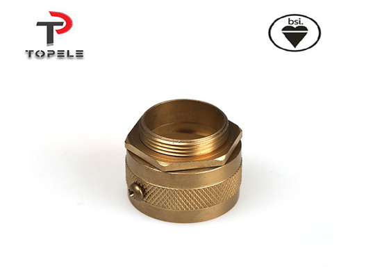 Κίτρινο 20mm 25mm Χαλκό γυναικείο προσαρμογέα αγωγού ευέλικτο