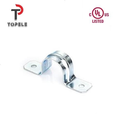 UL Standard 1/2&quot; - 4&quot; Προκαθαρισμένο Δύο τρύπες ιμάντα για EMT αγωγό