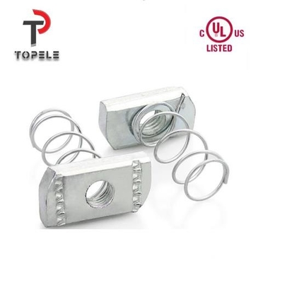 M6 M8 M10 M12 Unistrut Channel Ζυγισμένο ψευδαργύριο