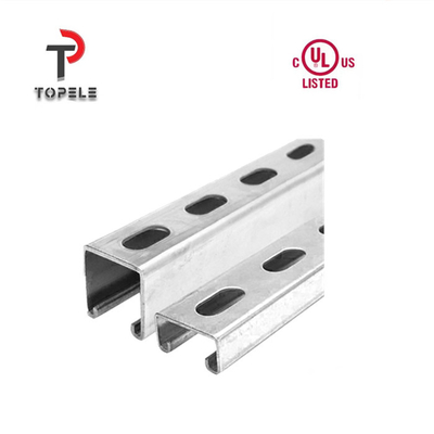 Ζυγισμένο διαχωρισμένο κανάλι Strut Unistrut 1,5 mm - 3,0 mm